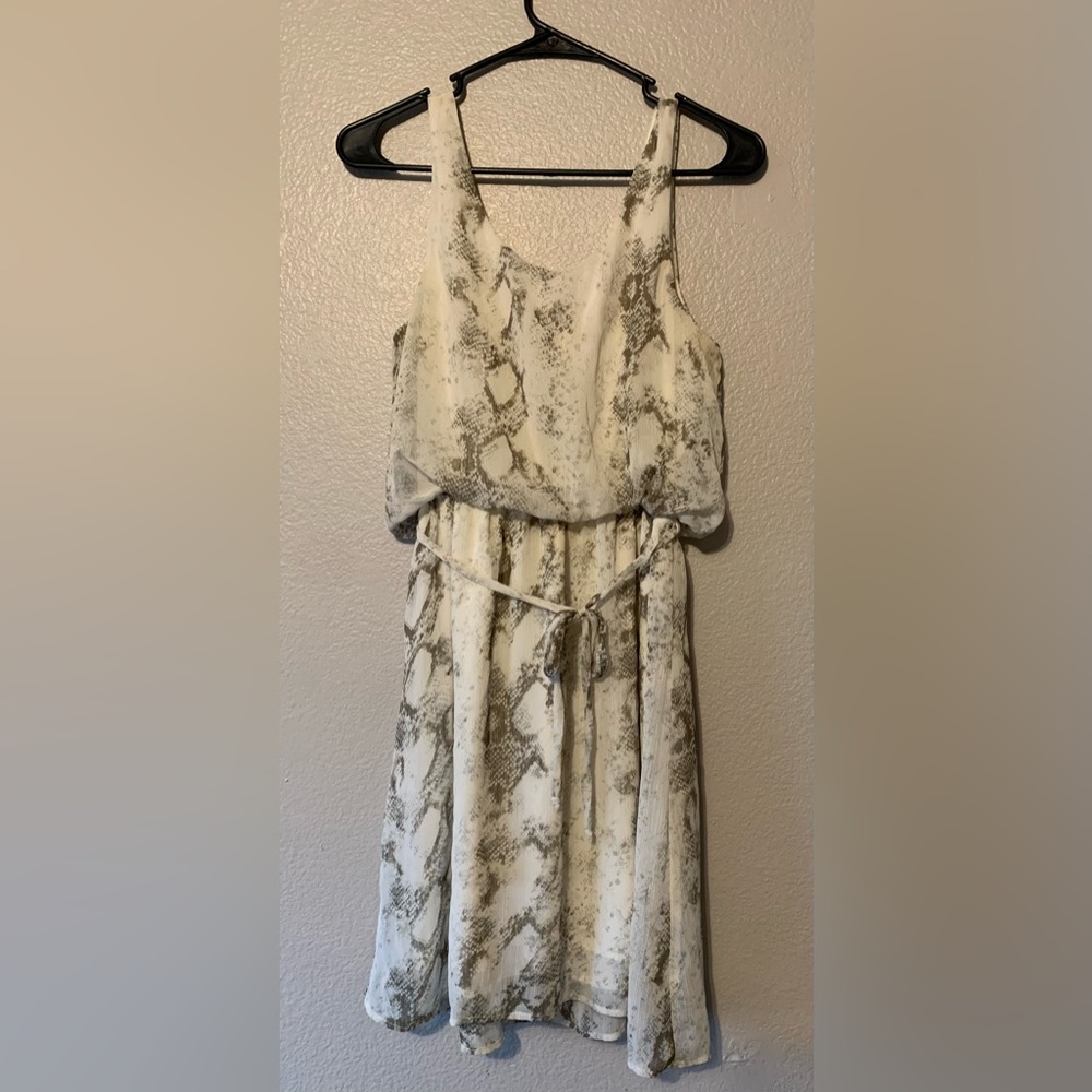 bar lll snake print dress